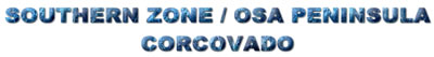 Southern zone - osa peninsula - Corcovado